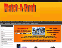 Tablet Screenshot of matchaknob.com